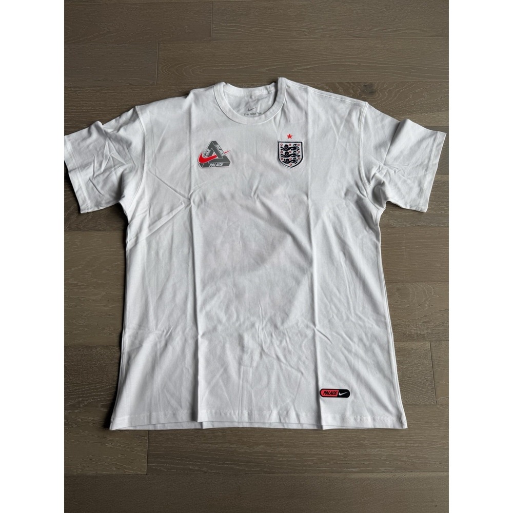 M Nike Palace England White FIFA World Cup football national lions tee JERSEY